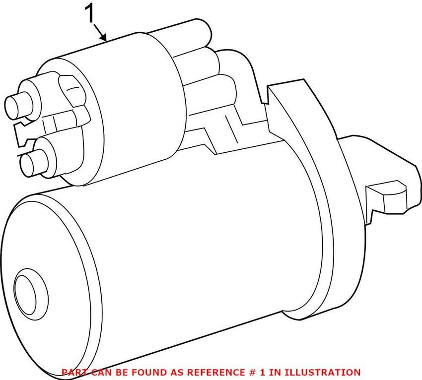 Mercedes Starter Motor (Rebuilt) 006151600187